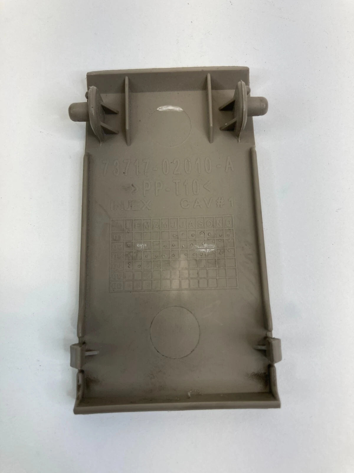 03-08 TOYOTA COROLLA DESK CHILD ANCHOR SEAT COVER TRIM 73717-02010-A OEM