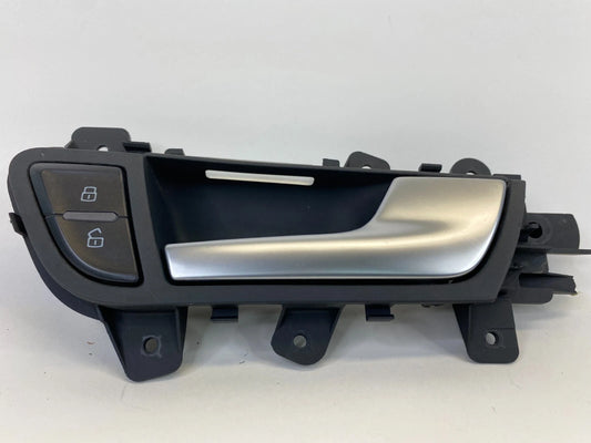 2009-2016 AUDI A4 QUATTRO FRONT RIGHT INTERIOR DOOR HANDLE W/ LOCK SWITCH OEM