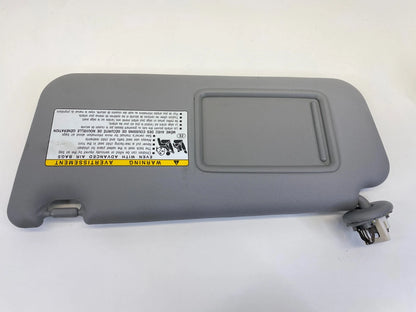 2006-2010 TOYOTA RAV4 GRAY LEFT & RIGHT SUN VISOR PAIR SET W/ VANITY MIRROR OEM