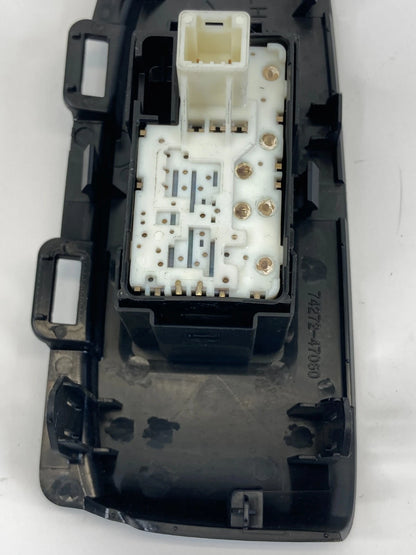 2010-2015 TOYOTA PRIUS REAR LEFT DOOR WINDOW SWITCH W/TRIM BEZEL 74272-47060 OEM