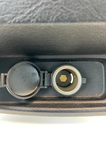 2004-2006 KIA AMANTI REAR CENTER CONSOLE POWER OUTLET 12 V W/ COVER BEZEL OEM