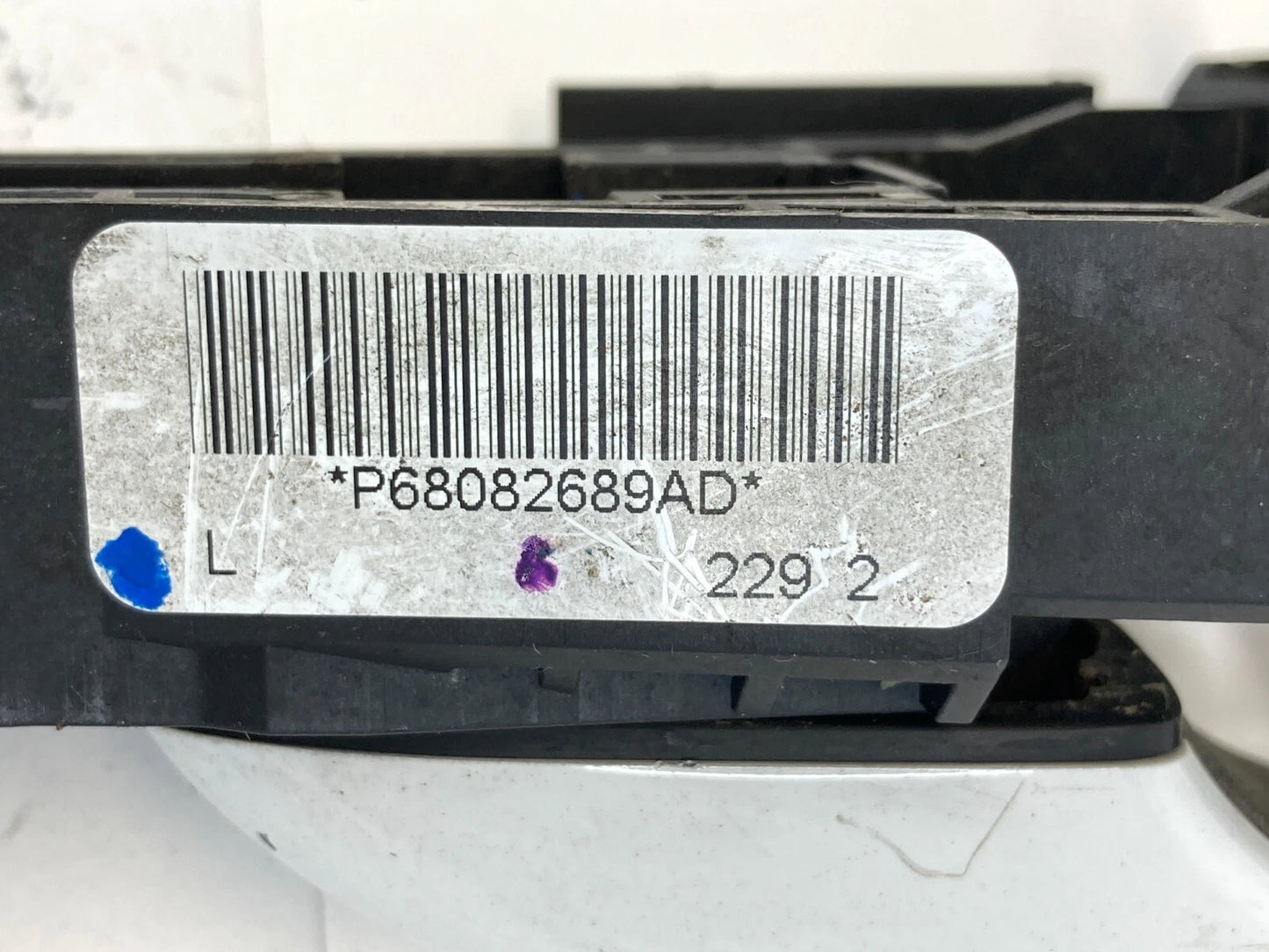 2013-2016 DODGE DART REAR LEFT BACK SIDE EXTERIOR DOOR HANDLE P68082689AD OEM