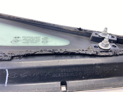 2011-2015 HYUNDAI SONATA QUARTER WINDOW GLASS REAR RIGHT OEM FACTORY 87820-3S100