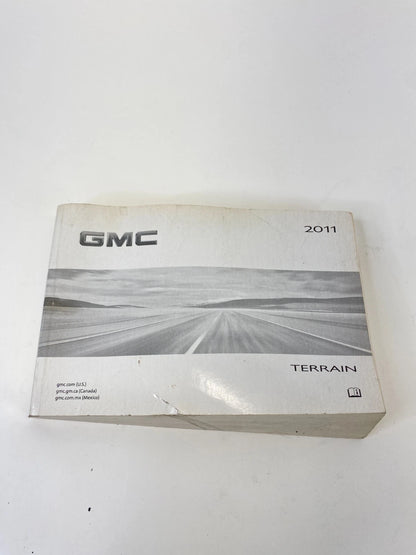 2011 11 GMC TERRAIN OWNERS MANUAL GUIDE BOOK OEM