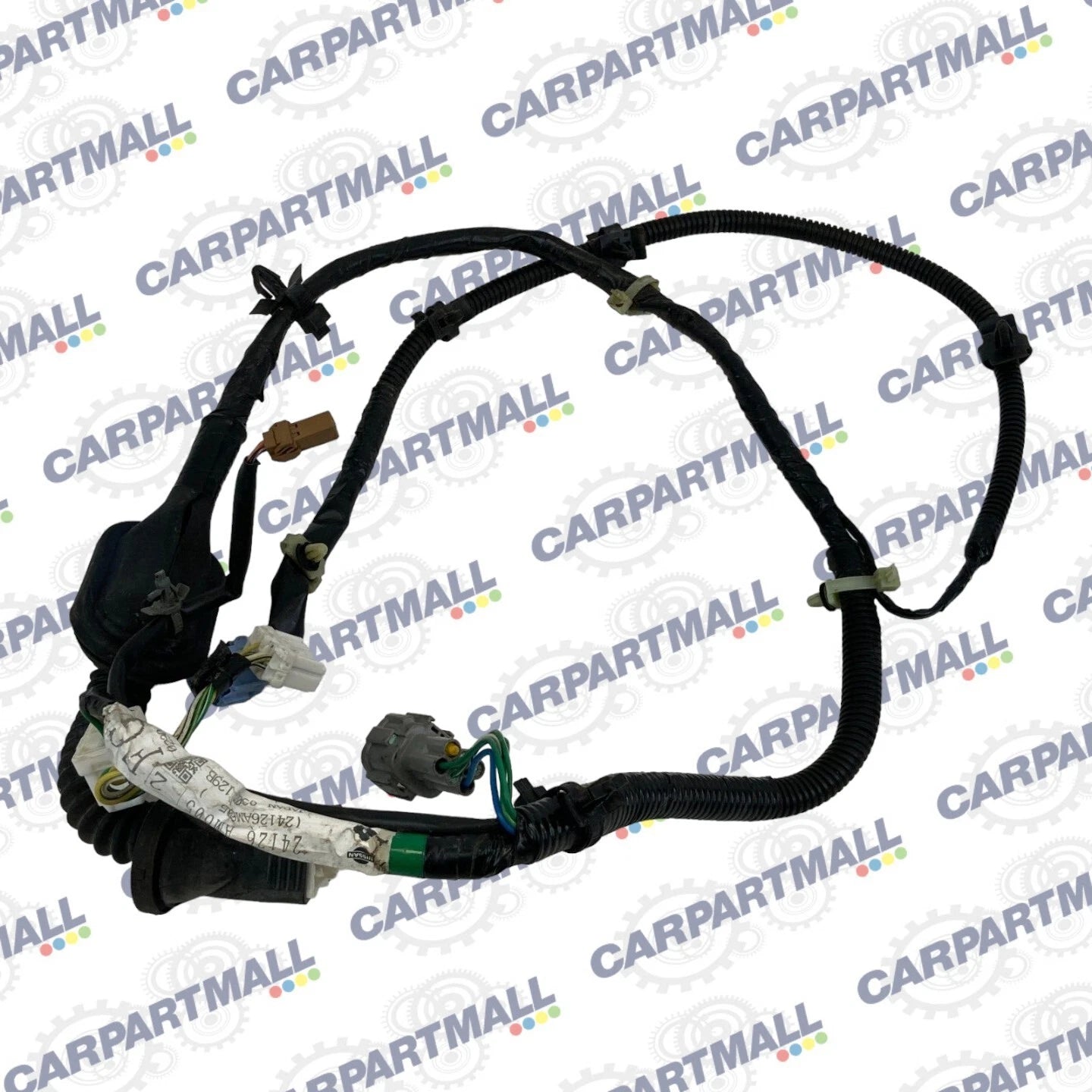 03 04 INFINITI G35 SEDAN REAR RIGHT DOOR PANEL WIRE WIRING HARNESS 24126-AM605