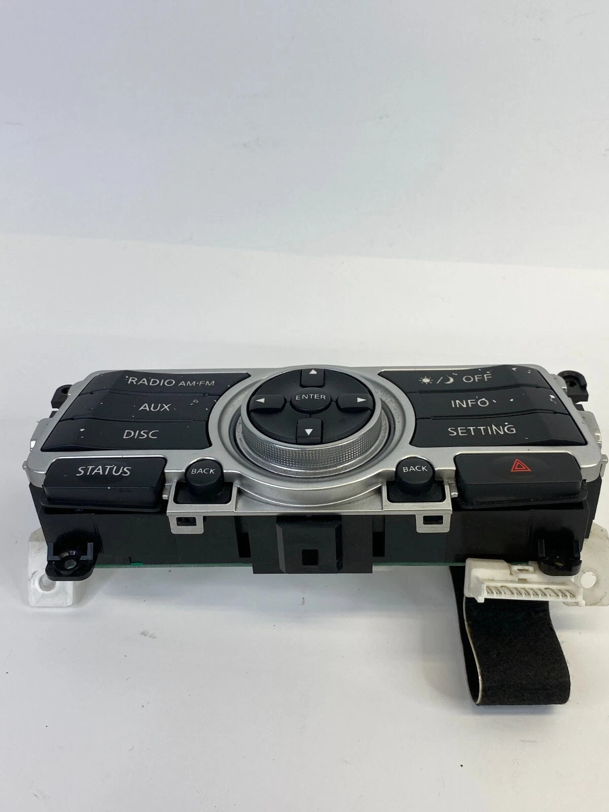 07 08 INFINITI G35 RADIO DISPLAY CONTROL PANEL W HAZARD OEM FACTORY 28395-JK60B