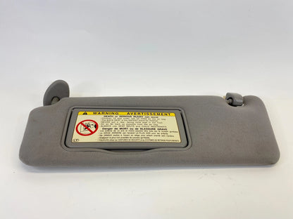 2002 2003 LEXUS ES300 DRIVER LEFT SUNVISOR SUN VISOR SHADE LH CLOTH GRAY OEM
