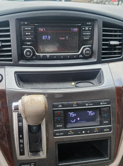 2015-2017 Nissan Quest Radio Receiver AM/FM CD Player XM Screen 28185-4AY0A OEM