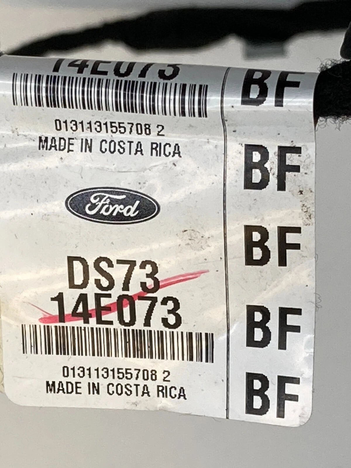 2010 FORD FOCUS FRONT LEFT DOOR LOCK WIRE HARNESS WIRING PLUG LOOM DS73-14E073