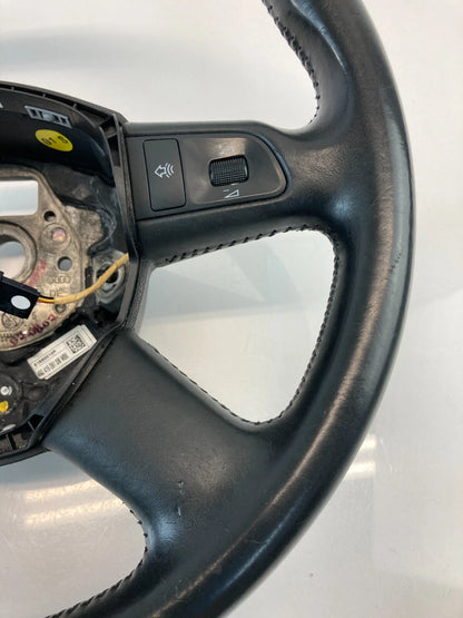 2007-2009 AUDI Q7 STEERING WHEEL CRUISE CONTROL SWITCH 4 SPOKE LEATHER 4F0419091