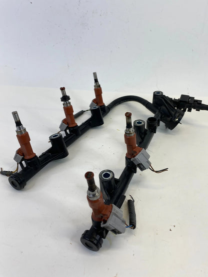2007-2009 LEXUS RX350 3.5L ENGINE FUEL RAIL W/ INJECTOR INJECTORS SET OF 5 OEM