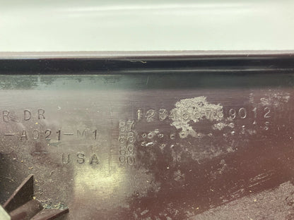 1989 89 HONDA ACCORD DASH LEFT DRIVER SIDE LOWER PANEL BEZEL TRIM LH OEM