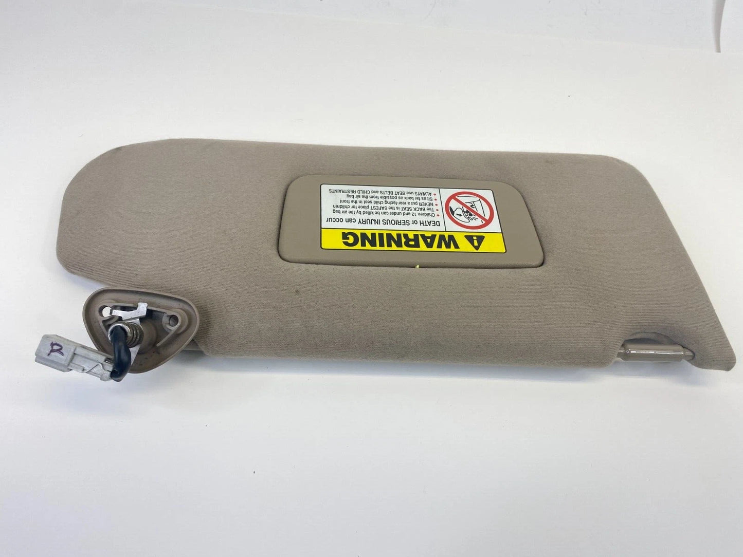 1998-2002 HONDA ACCORD PASSENGER RIGHT SUNVISOR SUN VISOR SHADE W/ ILLUMINATION