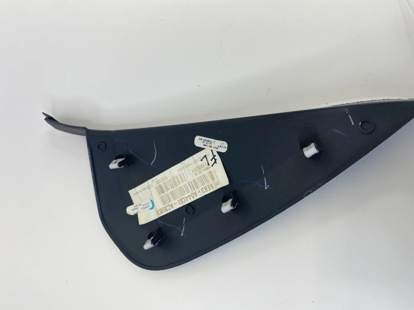 2011-2013 FORD FIESTA DASH FRONT LEFT SIDE END CAP COVER TRIM AE83-A044C61-AC