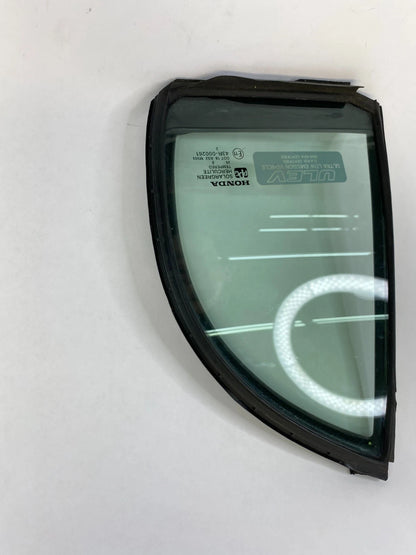 06-11 HONDA CIVIC REAR LEFT DOOR QUARTER WINDOW GLASS W/ WEATHERSTRIP 73491-SNE