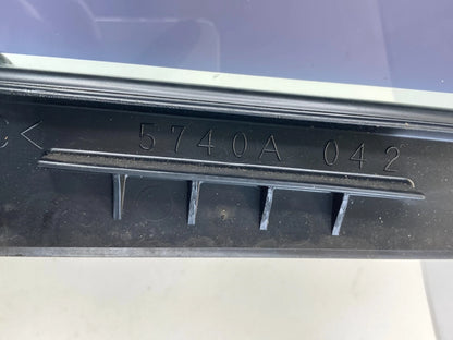08-17 MITSUBISHI LANCER RR RIGHT QUARTER DOOR WINDOW GLASS W WEATERSTRIP 5740A04