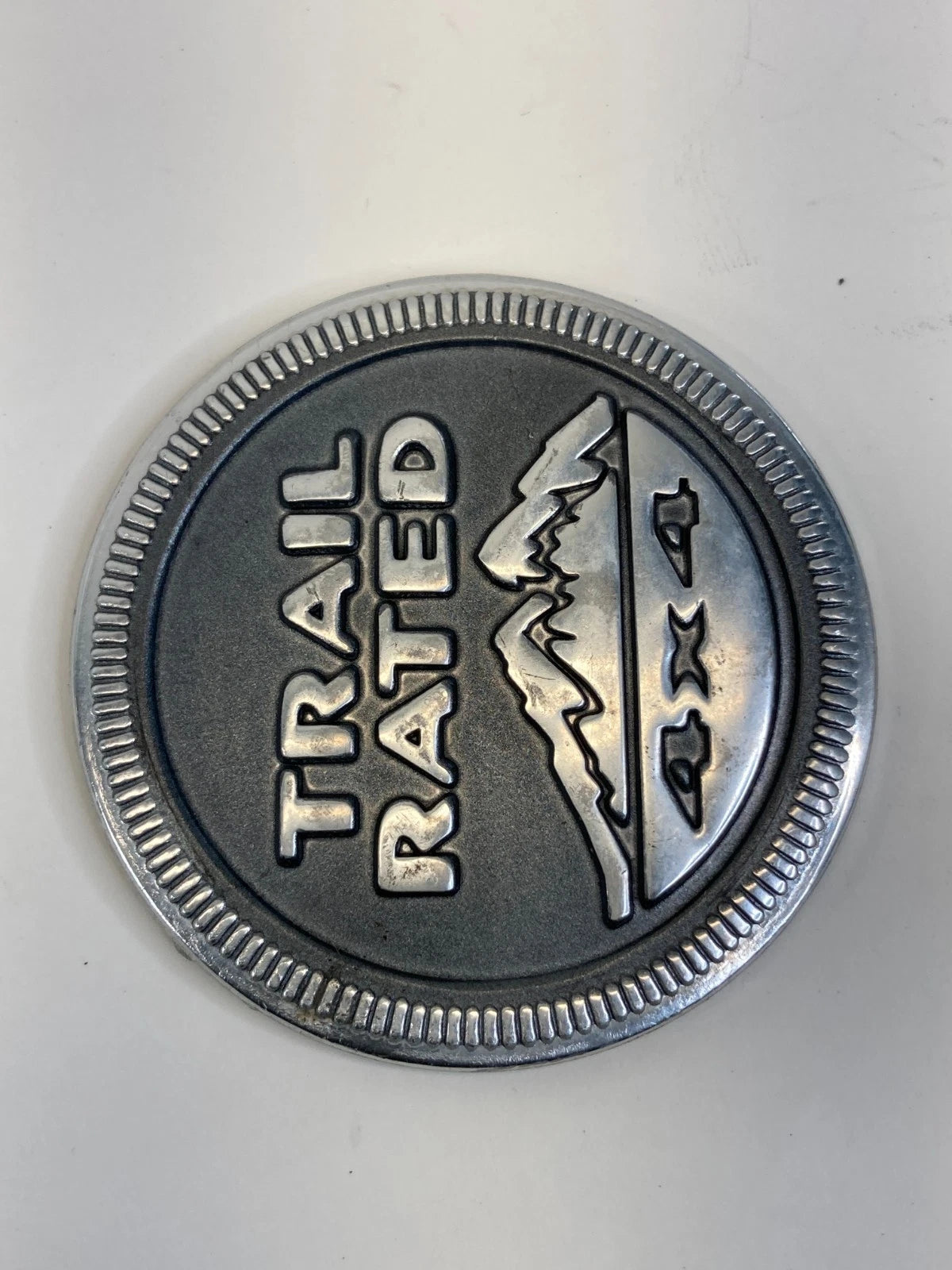 2008-2012 JEEP LIBERTY FRONT LEFT FENDER TRAIL RATED 4X4 EMBLEM LOGO BADGE OEM