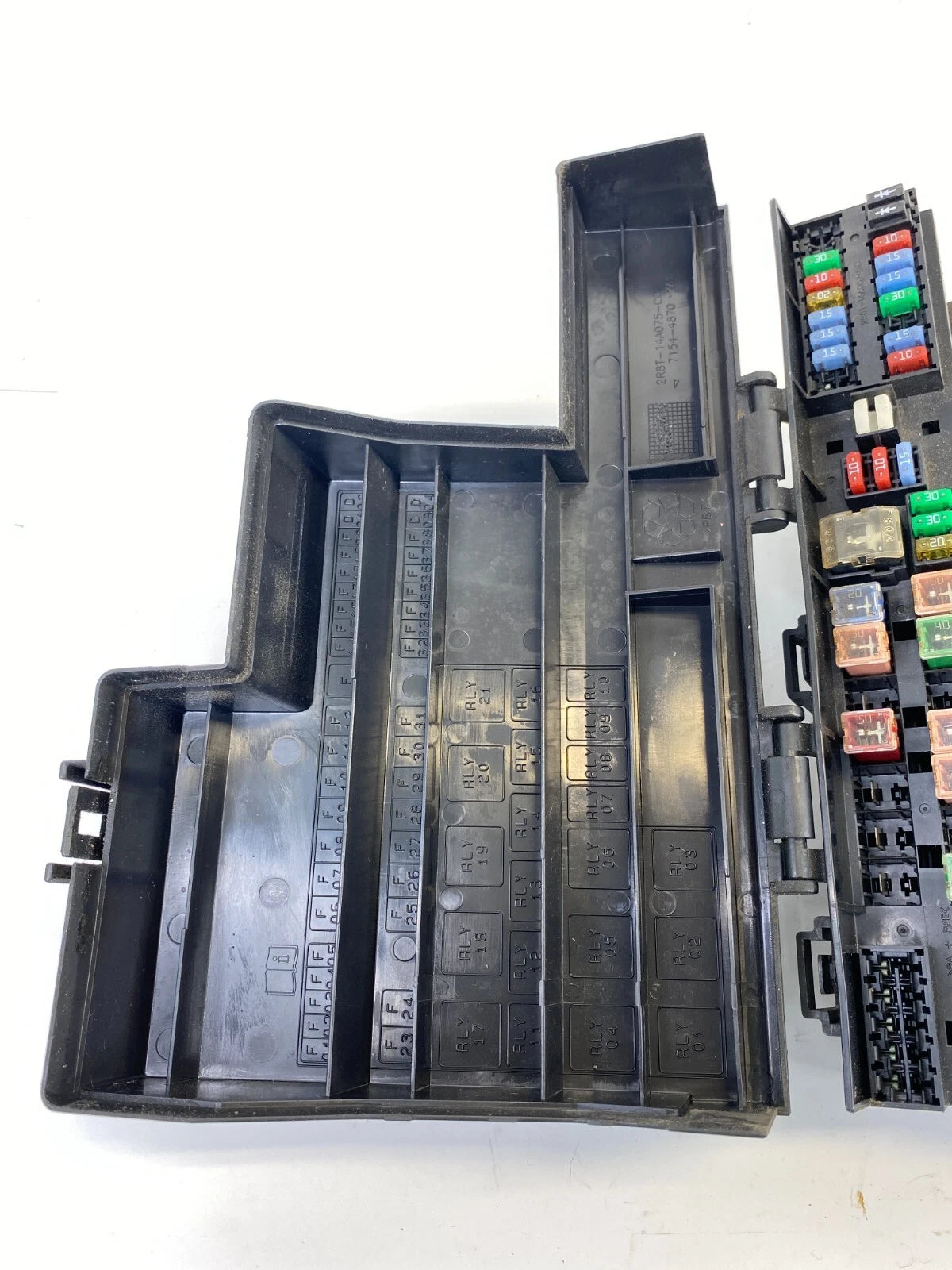 03-08 JAGUAR S-TYPE 3.0L RWD UNDER HOOD ENGINE FUSE RELAY BOX 2R8T1-4A003-EB OEM