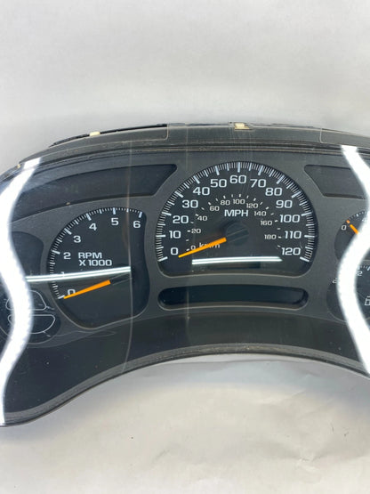 2003-2006 CHEVROLET TAHOE DASH SPEEDOMETER CLUSTER GAUGES 276K MILES 15182146