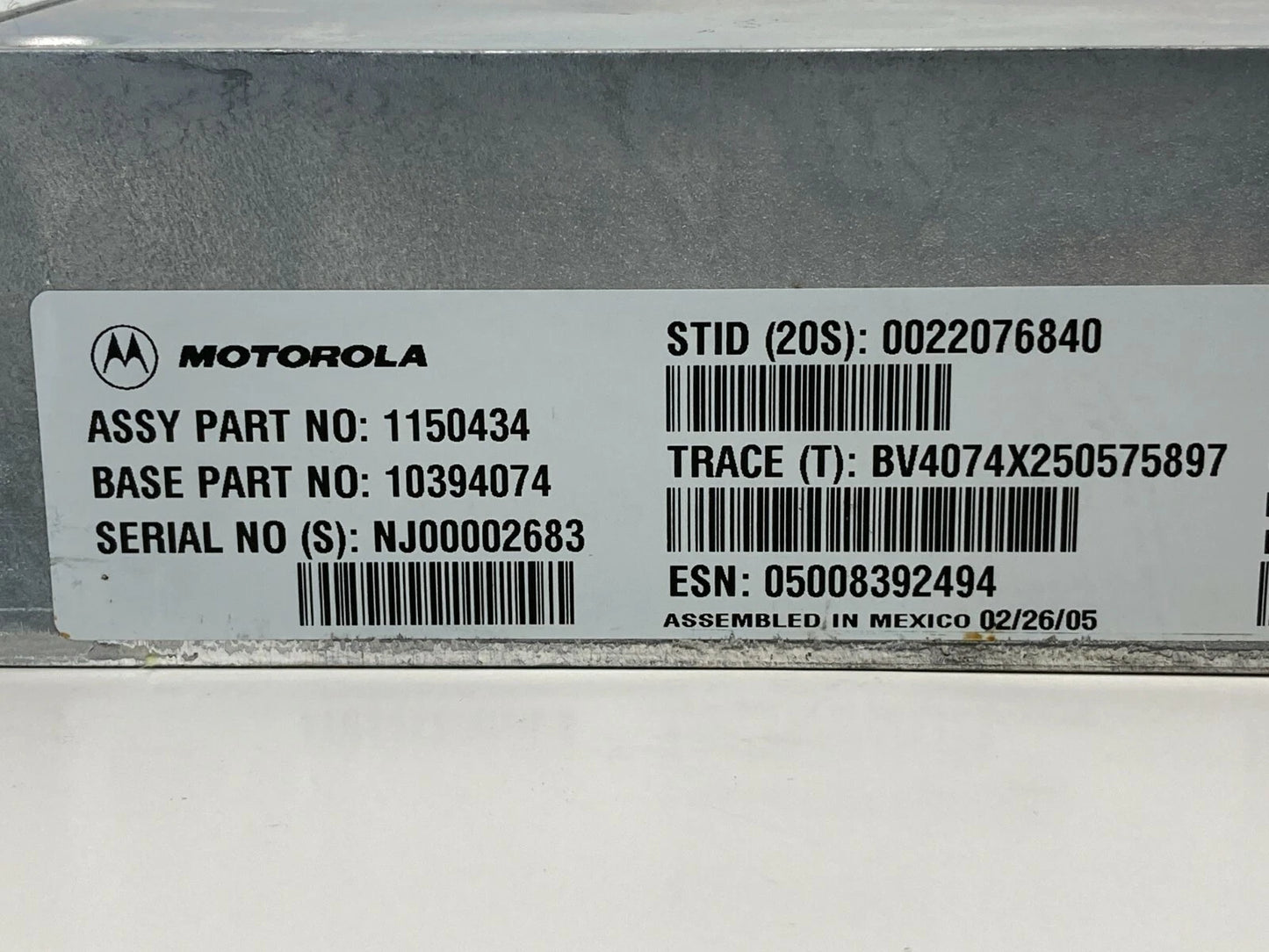 2005 05 BUICK RENDEZVOUS TELEMATICS COMMUNICATION CONTROL MODULE ONSTAR OEM