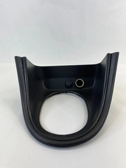 99-02 FORD MUSTANG CENTER CONSOLE SHIFTER TRIM BEZEL W/ POWER OUTLET WSKM4D827A