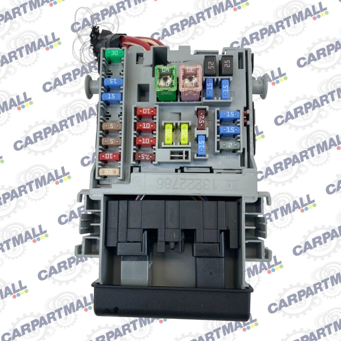 10-12 BUICK LACROSSE 3.6L INSTRUMENT PANEL DASH CABIN INTERIOR FUSE BOX 13222786