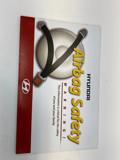 2014 HYUNDAI SANTA FE OWNER'S GUIDE MANUAL BOOK INFORMATION SET WITH CASE OEM