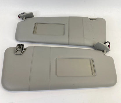 2008 BMW 535XI SUNVISOR SUN VISOR SHADE LEFT & RIGHT PAIR SET W / MIRROR OEM