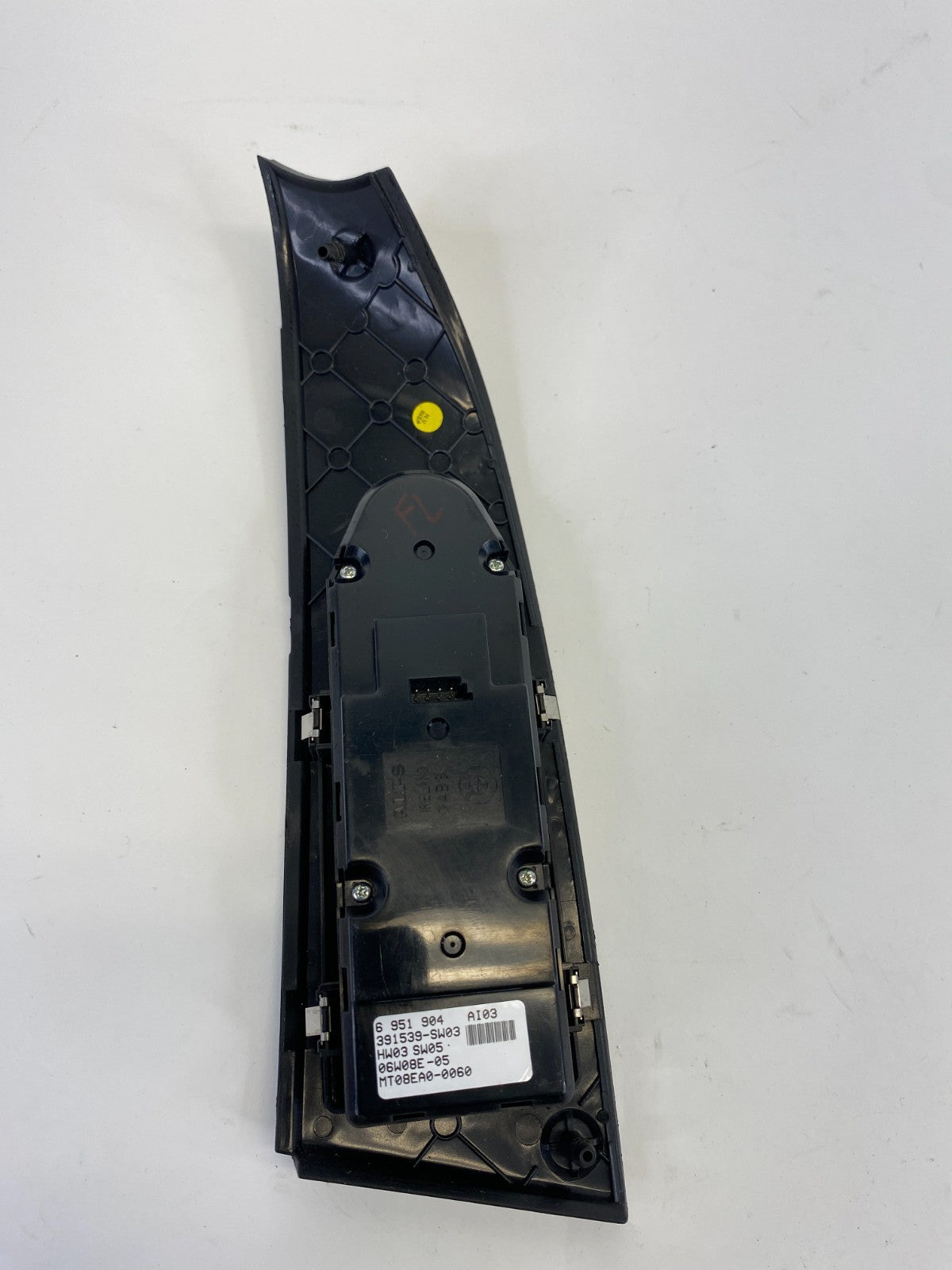 2006 2007 BMW 530xi Front Left Door Master Power Window Switch w Bezel 6951904