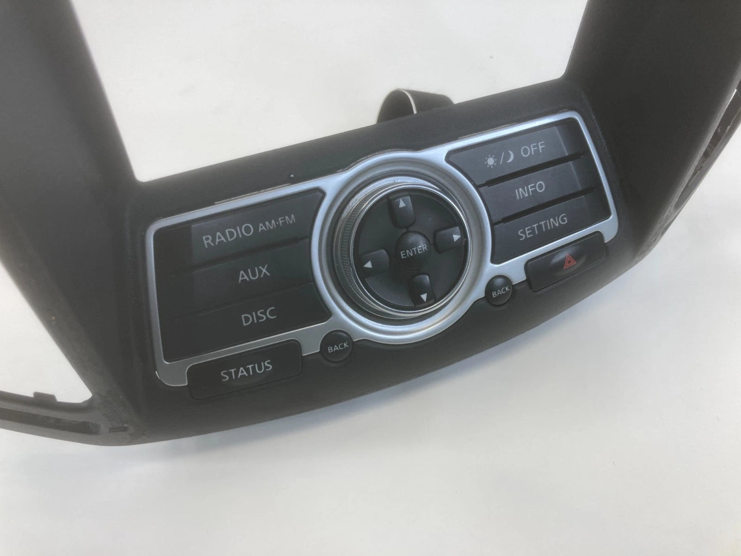 2007 2008 INFINITI G35 SEDAN RADIO FACEPLATE INFO DISPLAY CONTROL OEM 28395JK60B
