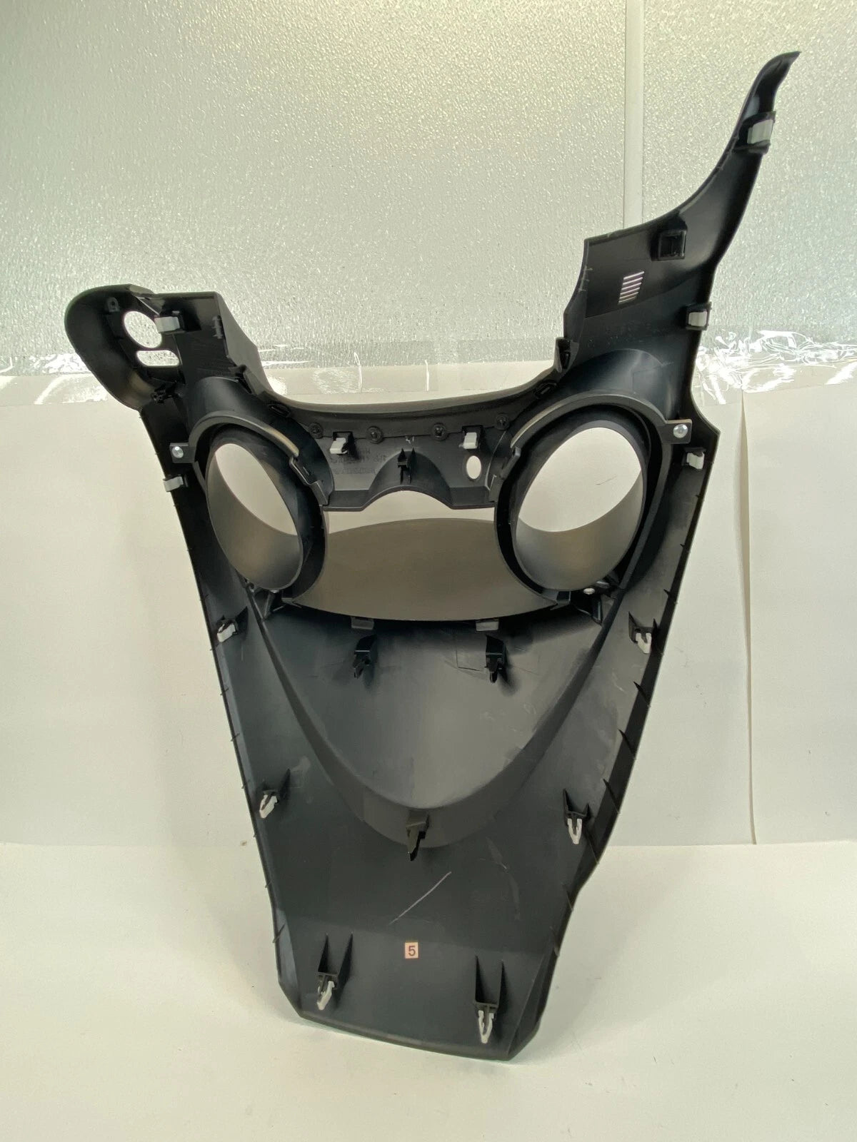 09-13 HONDA FIT UPPER DASH SPEEDOMETER CLUSTER BEZEL COVER TRIM 77200TF0G021 OEM