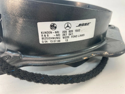 2000-2006 MERCEDES-BENZ S 500 REAR LEFT SIDE DOOR AUDIO SPEAKER 220-820-15-02