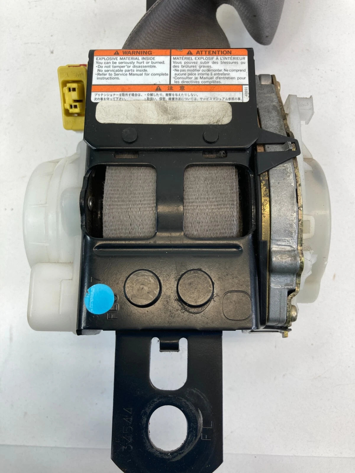 2003 2004 HONDA ODYSSEY FRONT RIGHT PASSENGER SIDE SEAT BELT RETRACTOR FR RH OEM