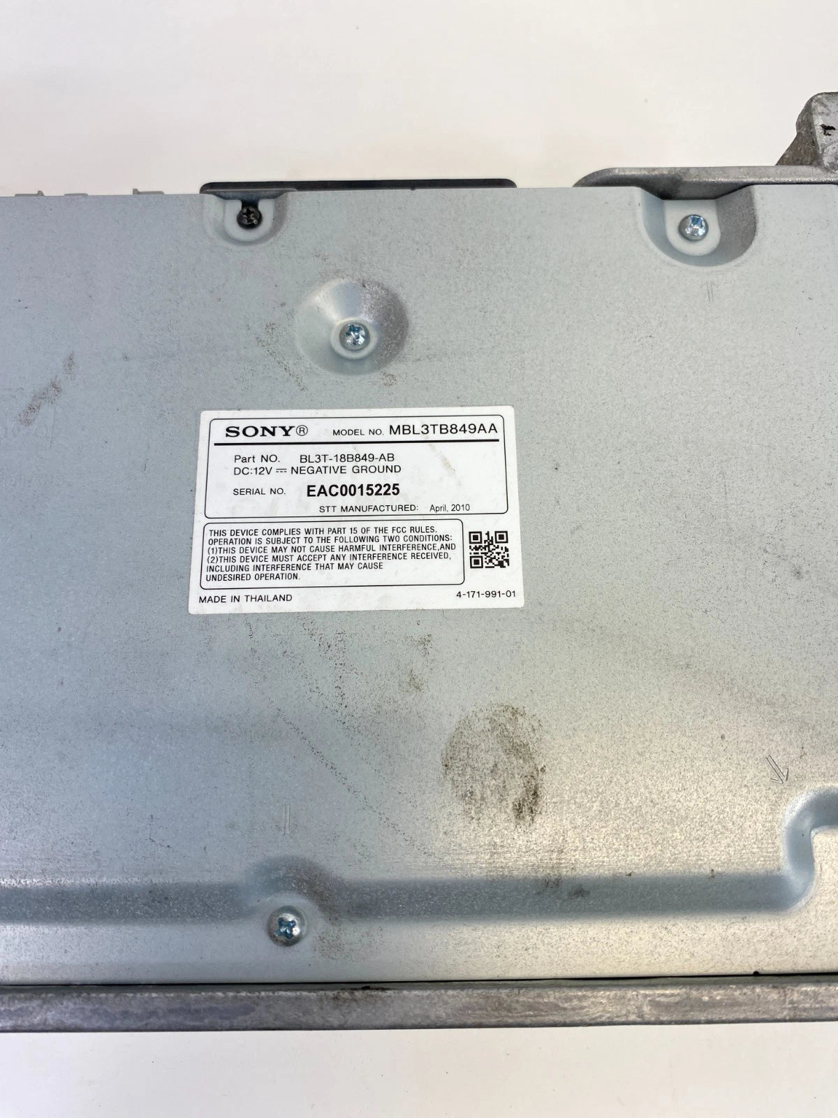 2010 2011 FORD TAURUS RADIO STEREO AUDIO AMPLIFIER SOUND SYSTEM BL3T-18B849-AB