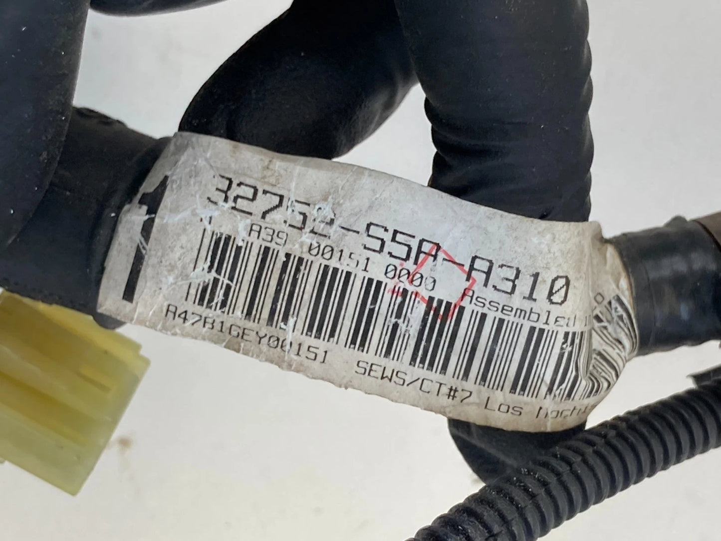 04 05 HONDA CIVIC SEDAN FRONT RIGHT SIDE DOOR WIRING HARNESS 32752-S5A-A31 OEM