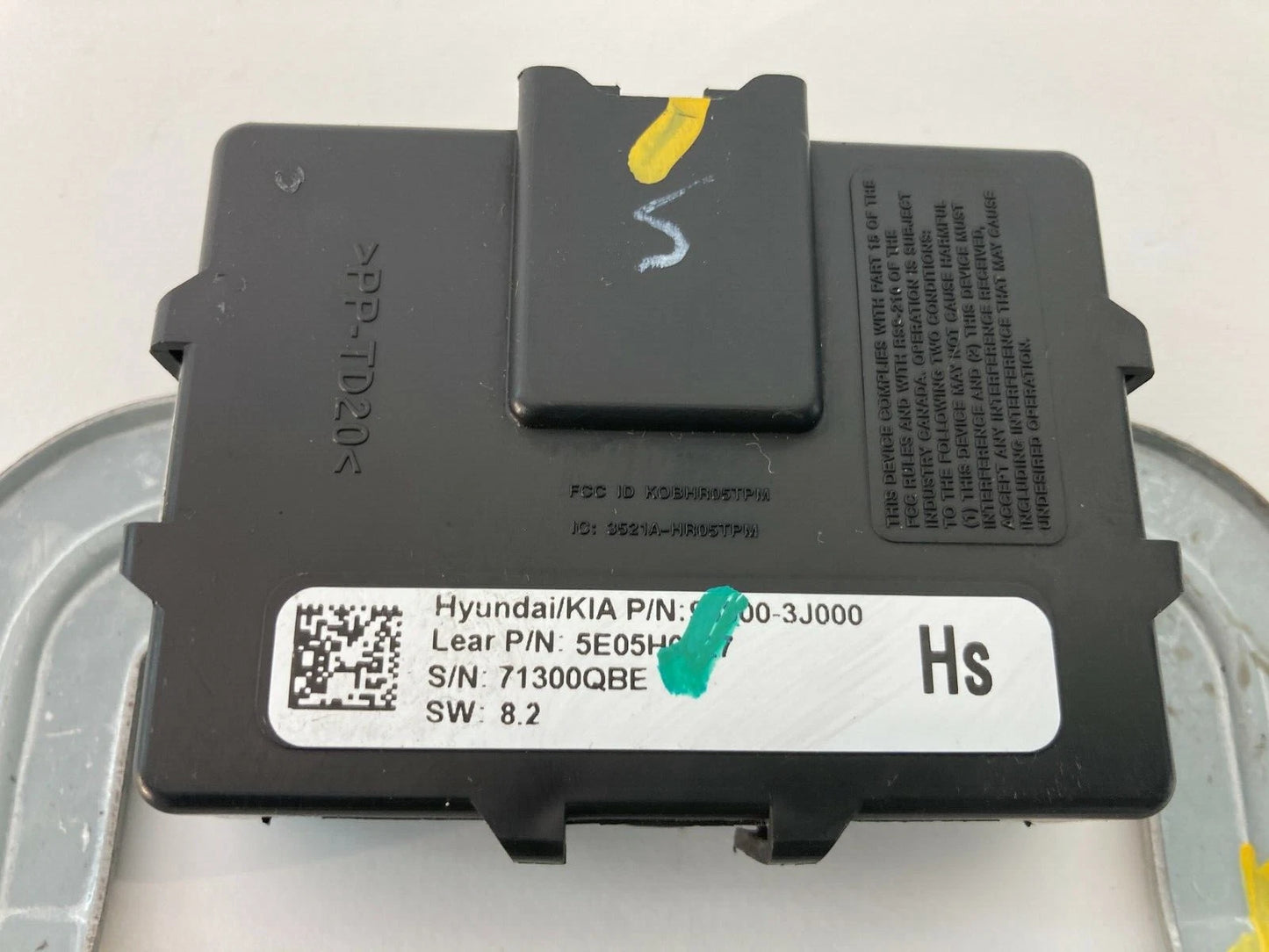 2007 2008 HYUNDAI ENTOURAGE TIRE PRESSURE MONITOR CONTROL MODULE 95800-3J000 OEM
