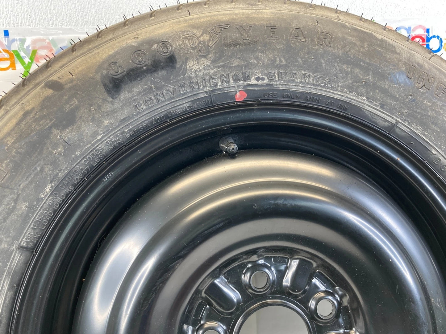 2011-2022 MITSUBISHI OUTLANDER EMERGENCY SPARE TIRE COMPACT DONUT T155/90D16