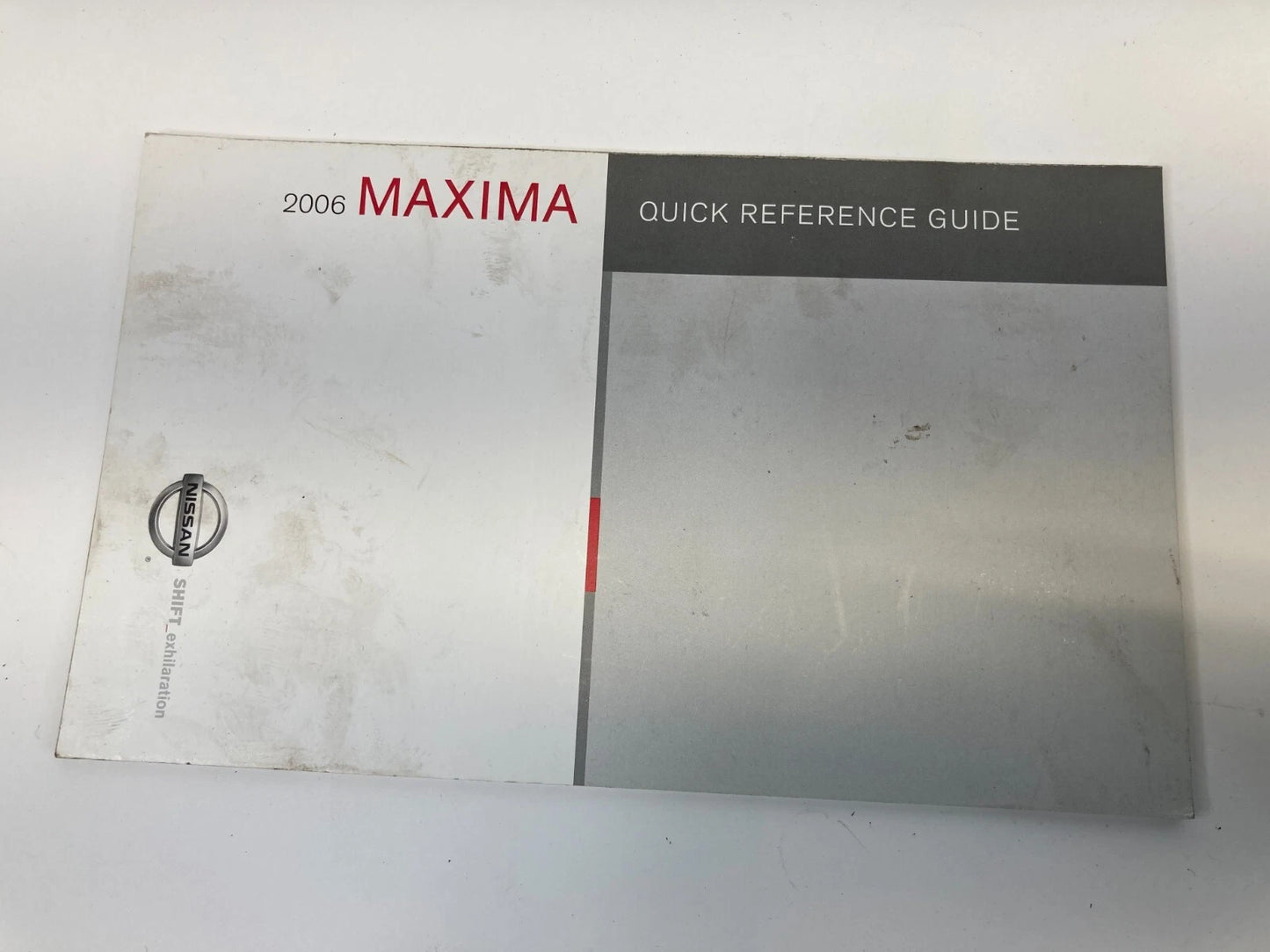 2006 NISSAN MAXIMA OWNERS MANUAL INFORMATION GUIDE BOOK SET W / CASE OEM