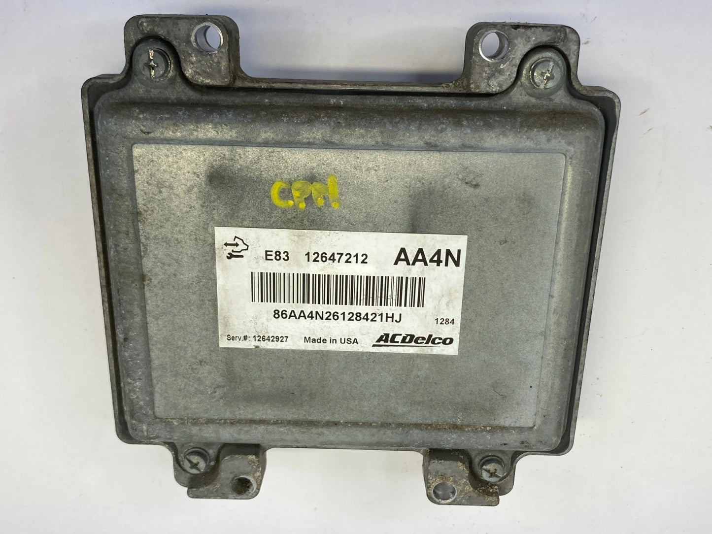 11 12 CHEVROLET CRUZE 1.8L ENGINE COMPUTER CONTROL MODULE ECU ECM 126427212 OEM