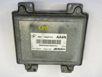 11 12 CHEVROLET CRUZE 1.8L ENGINE COMPUTER CONTROL MODULE ECU ECM 126427212 OEM