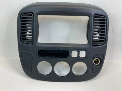 01-03 FORD ESCAPE DASH RADIO AC CLIMATE CONTROL BEZEL TRIM PANEL 2L847804302AK