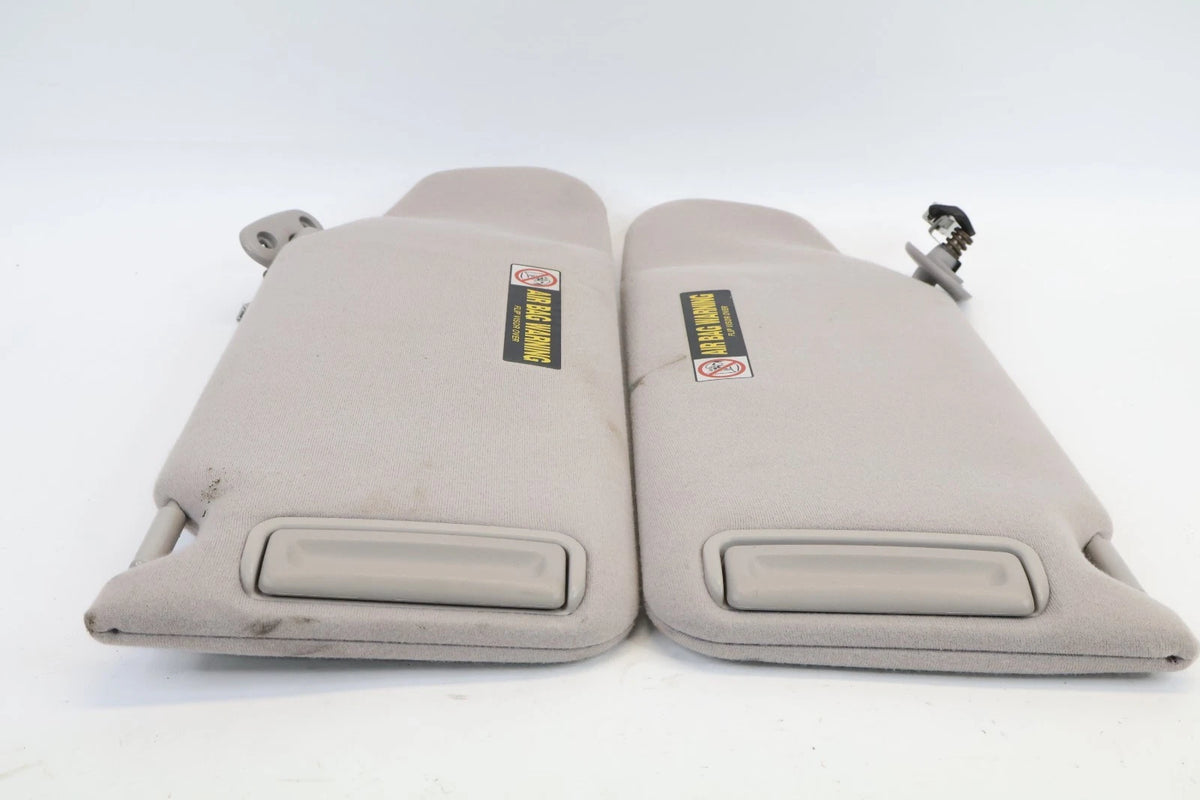 1998-2002 HONDA ACCORD DRIVER PASSENGER SUNVISOR SUN VISOR PAIR LIGHTED OEM