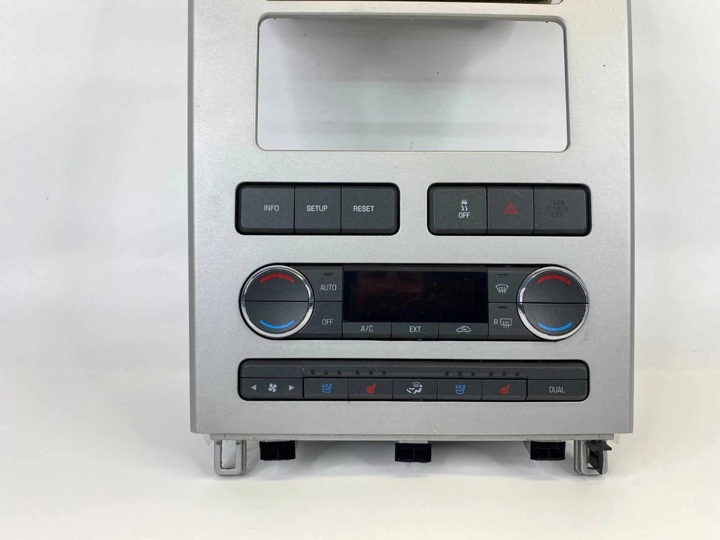 07-10 LINCOLN MKX DASH CLIMATE CONTROL HEAT SEAT RADIO BEZEL TRIM 8A13-18C612-BD