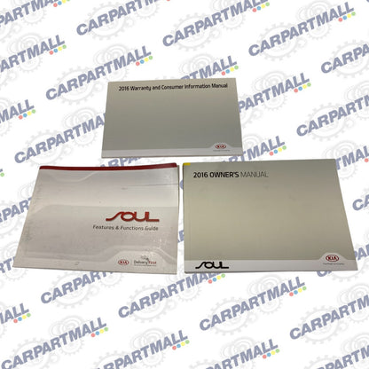 2016 Kia Soul Owners Guide Warranty & Consumer Information Book Manual OEM
