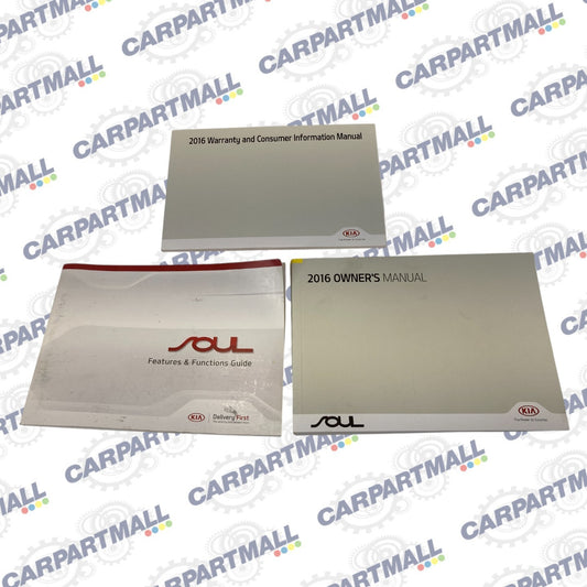 2016 Kia Soul Owners Guide Warranty & Consumer Information Book Manual OEM