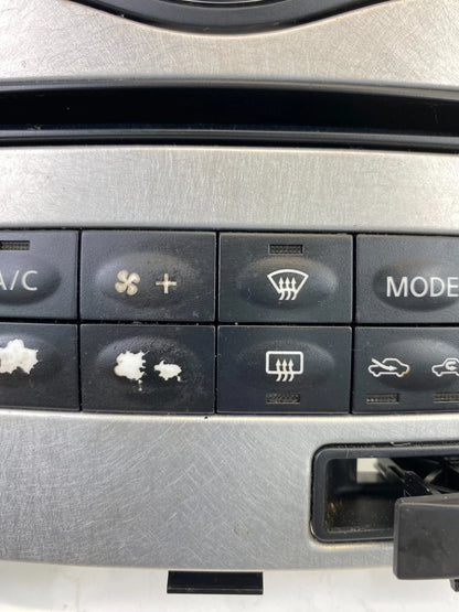 08-13 INFINITI G37 RADIO CD AC CLIMATE CONTROL PANEL WITH CLOCK OEM 25391-JK64B