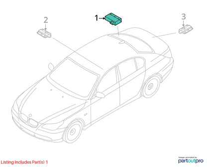 09 BMW 535I XDRIVE 3.0L KEYLESS ENTRY PASSIVE GO CONTROL MODULE 61359134707 OEM
