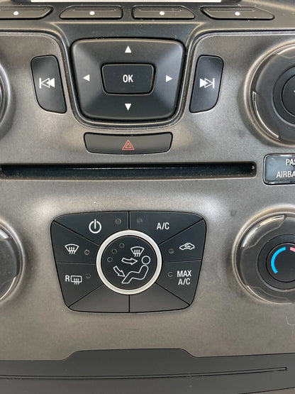 13-15 FORD INTERCEPTOR UTILITY RADIO CLIMATE CONTROL PANEL TRIM EB5T-18A802-DA