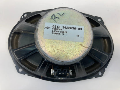 2007-2011 MINI COOPER REAR LEFT BACK QUARTER PANEL SPEAKER 65133422636