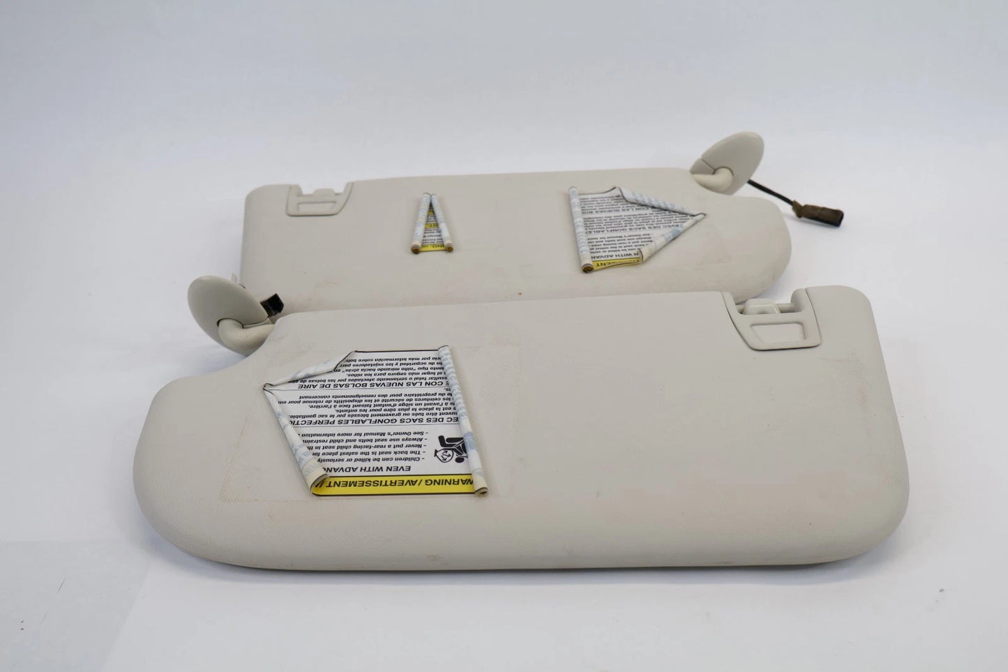 2013-2019 FORD ESCAPE ROOF SUNVISOR SUN VISOR SHADE W/ MIRROR PAIR SET OEM